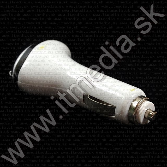 Image of Universal 12-24V USB CAR charger 1000 mA black-white (IT8141)